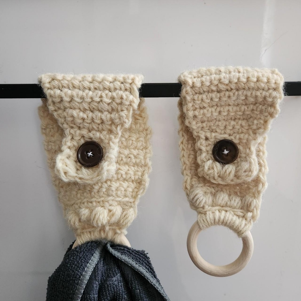 🫧Handmade Crochet Towel Hangers🫧